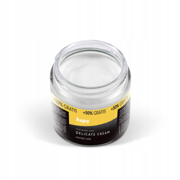 Pasta krem do butów skórzanych na bazie wosków Kaps® Delicate Cream 75 ml