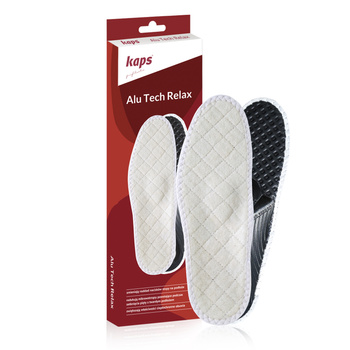 Profilowane wkładki do butów zimowych z węglem aktywnym - Kaps Alu Tech Relax