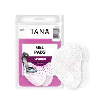 Cienkie półwkładki żelowe do butów z odkrytymi palcami - Tana Gel Pad