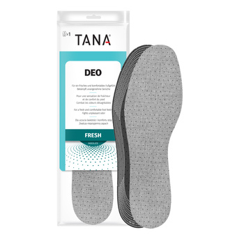 Przeciwpotne wkładki do butów z węglem aktywnym do wycinania - Tana Deo