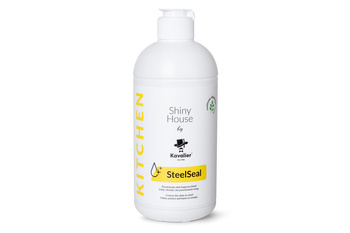 Płyn do czyszczenia powierzchni stalowych - Kavalier Shiny House Steel Seal 500 ml