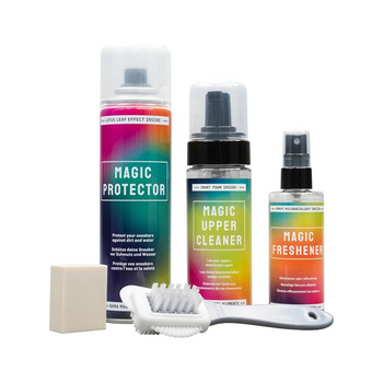 Zestaw do czyszczenia i pielęgnacji butów – pianka, impregnat, odświeżacz