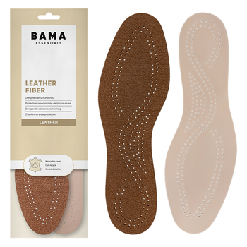 Wkładki do butów z włókna skórzanego Bama Essentials Leather Fiber