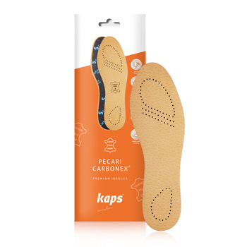 Skórzane przeciwpotne wkładki do butów Pecari Carbonex