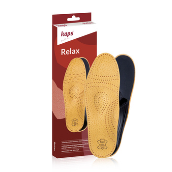 Ortopedyczne wkładki do butów na płaskostopie Kaps Relax