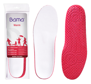 wkładki do butów Bama Warm Footbed  – amortyzacja i ochrona przed zimnem