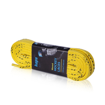 Woskowane bawełniane sznurówki płaskie do łyżew hokejowych 274 cm Woskowane bawełniane sznurówki płaskie do łyżew hokejowych 274 cm Hockey Laces