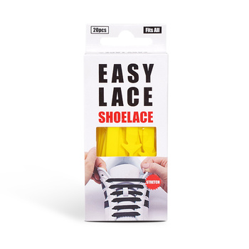 Sznurówki silikonowe bez wiązania BOX 20 sztuk