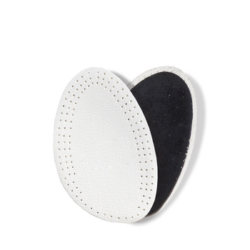Eleganckie skórzane półwkładki do butów - Leather White 1/2