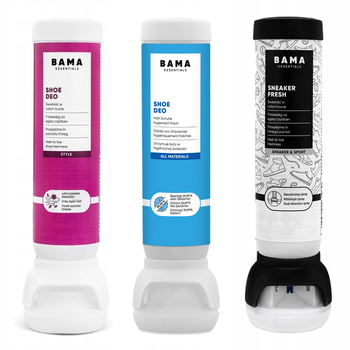 Odświeżacz do butów, Dezodorant do butów Bama  Zestaw 3 x 100 ml