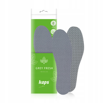 Wkładki do butów roboczych z węglem aktywnym Kaps Grey Fresh