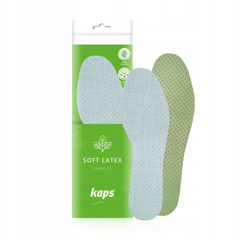 Komfortowe przeciwbakteryjne wkładki do butów Kaps Soft Latex