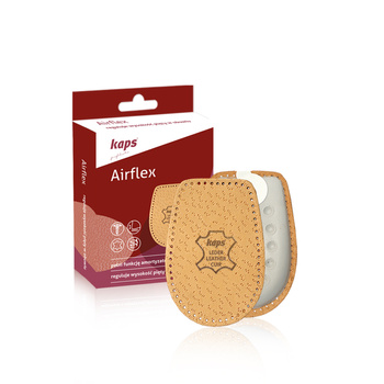Komfortowe skórzane podpiętki do butów Kaps Airflex