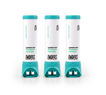 Dezodorant do butów Endees UpFresh 360 - Zestaw 3 szt.