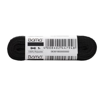 Sznurówki do butów Bama Płaskie Czarne Długość 400 cm