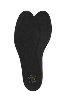Skórzane przeciwpotne oddychające wkładki do butów Kaps Leather Carbon Black