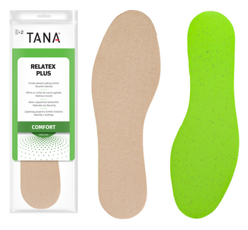 Komfortowe i miękkie wkładki do butów Tana Relatex Plus