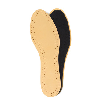 Skórzane wkładki do butów z węglem aktywnym