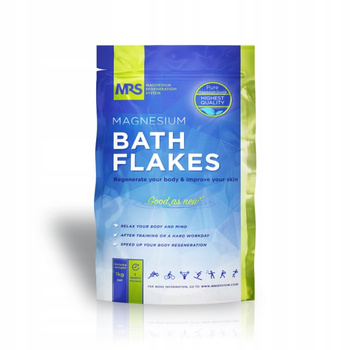 MRS Chlorek magnezu Płatki magnezowe kąpielowe 1kg