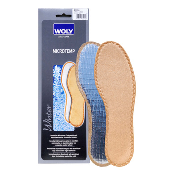 Wkładki do butów z węglem aktywnym - WOLY - ciepło i ochrona przed potem