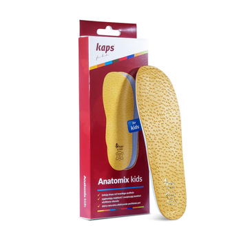 Profilowane, skórzane wkładki do butów dla dzieci - Kaps Anatomix Kids