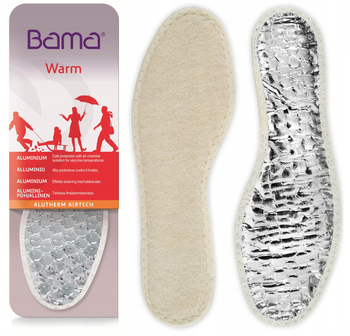 Ciepłe wełniane wkładki do butów Bama Alutherm