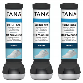 Odświeżacz, dezodorant do butów Tana Shoe Deo - Zestaw 3 x 100 ml