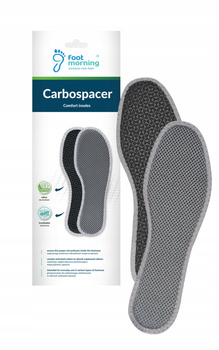 Przeciwpotne wkładki do butów z węglem aktywnym Foot Morning Carbospacer