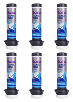 Odświeżacz, dezodorant do butów Bama Trainer Fresh - Zestaw 6 x 100 ml