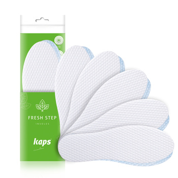Odświeżające przeciwpotne wkładki do butów - 3 pary Kaps Fresh Step