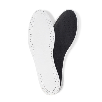 Skórzane wkładki do butów z węglem aktywnym - Damskie - Leather White
