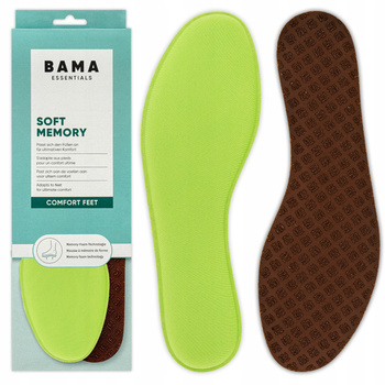 Wkładki do butów z pamięcią Bama Essentials Soft Memory
