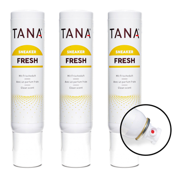 Odświeżacz do butów, dezodorant do butów TANA Sneaker Fresh 3 x 100 ml