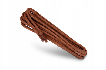 Woskowane sznurówki do butów okrągłe