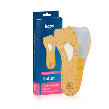 Wkładki na płaskostopie poprzeczne ból stóp Kaps Ballet