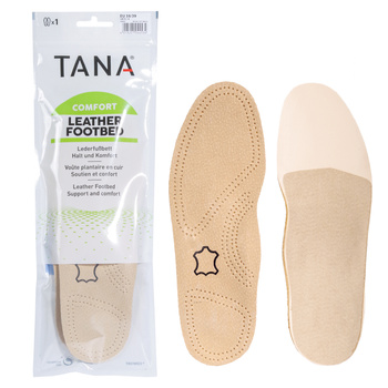 Skórzane profilowane wkładki do butów TANA Leather Footbed