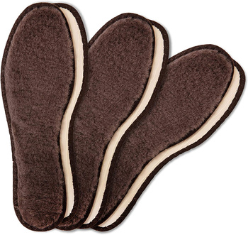 Ciepłe wełniane wkładki do butów na zimę kaps Lambswool Set