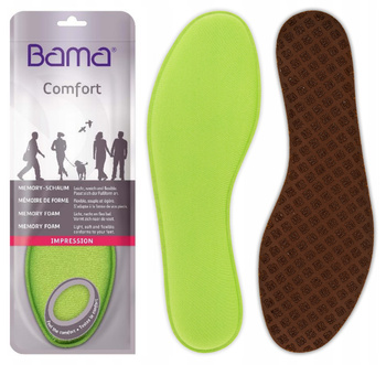 Wkładki do butów z pamięcią Bama Standard Impression