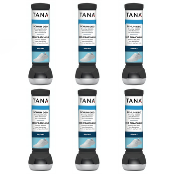 Odświeżacz, dezodorant do butów Tana Shoe Deo - Zestaw 6 x 100 ml