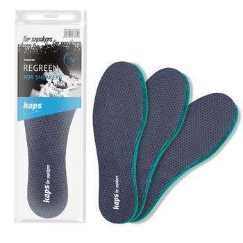 Ekologiczne wkładki do butów z recyklingu Kaps Regreen - 3 pary