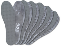 Przeciwpotne wkładki do butów roboczych z węglem aktywnym Grey Fresh - Zestaw 6 par