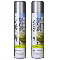 Impregnat do butów i odzieży turystycznej Mountval Waterproof - Zestaw 2 x 400ml