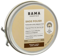 Pasta do butów z woskiem carnauba do pielęgnacji i połysku Bama Shoe Polish Kolor Brązowy