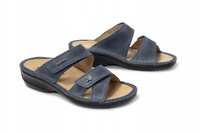 Ortopedyczne skórzane klapki na bolące stopy