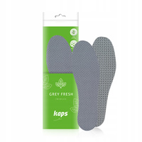 Wkładki do butów roboczych z węglem aktywnym Kaps Grey Fresh