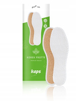 Przeciwpotne wkładki do butów korek naturalny Kaps Korek Frotte