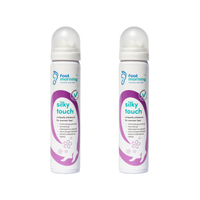 Jedwab do stóp zapobiegający otarciom Foot Morning Silky Touch - Zestaw 2 x 100 ml