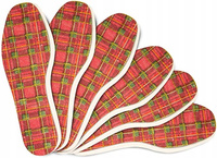 Zestaw komfortowych wkładek do butów - 6 par Kaps Tartan Set