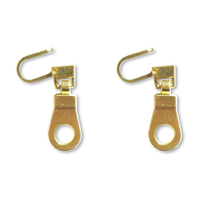 Zawieszka do suwaka, zamka - Złota 2 szt.