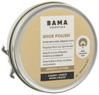 Pasta do butów z woskiem carnauba do pielęgnacji i połysku Bama Shoe Polish Kolor Czarny